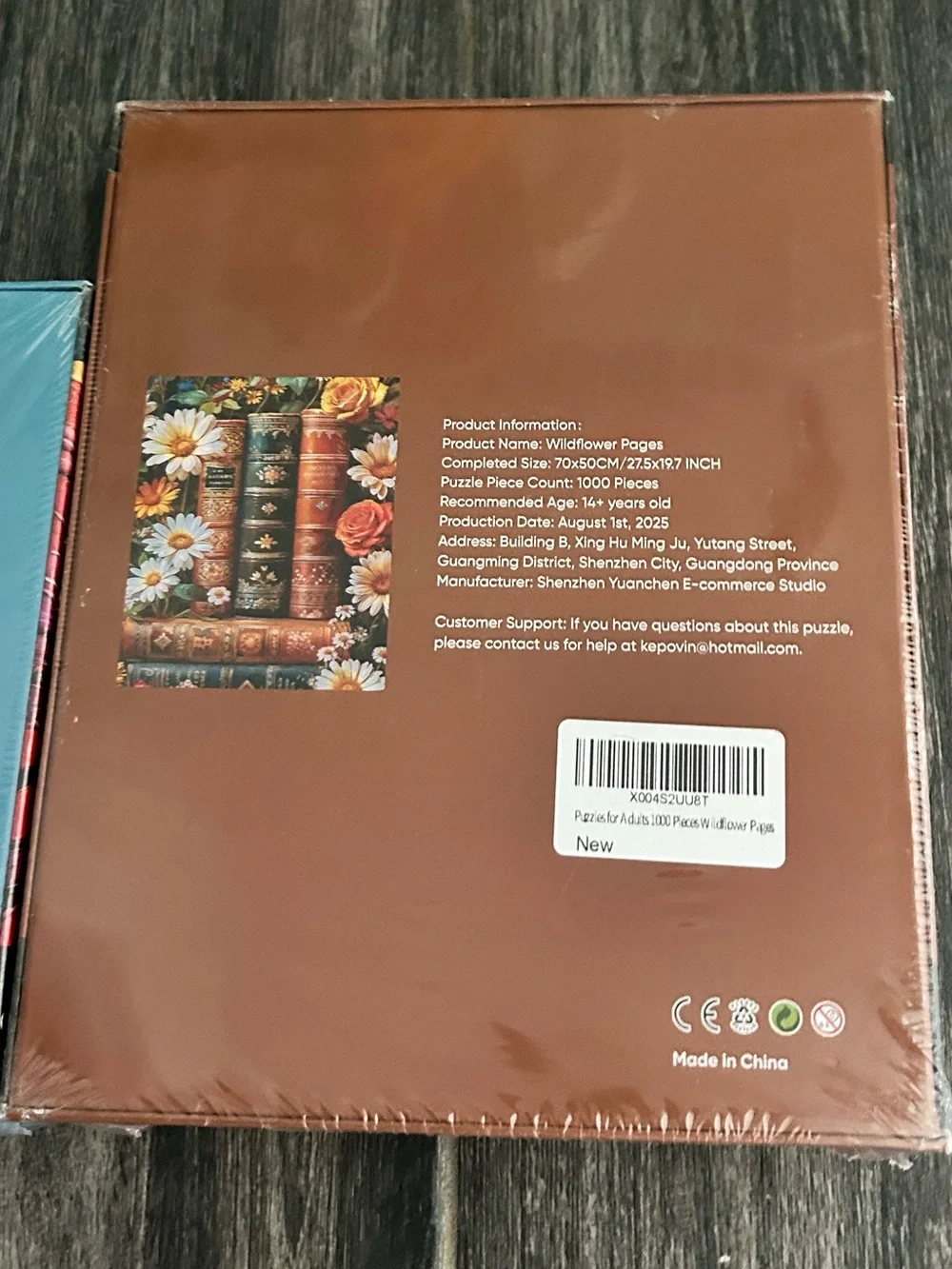 2 new Color Explosion & Wildflower Pages book lover 1000pc Jigsaw Puzzle